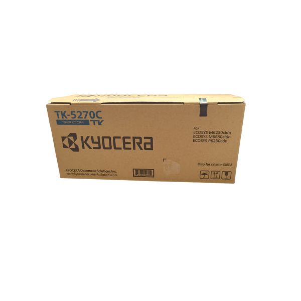 Kyocera TK-5270C Lasertoner 6000Seiten Cyan