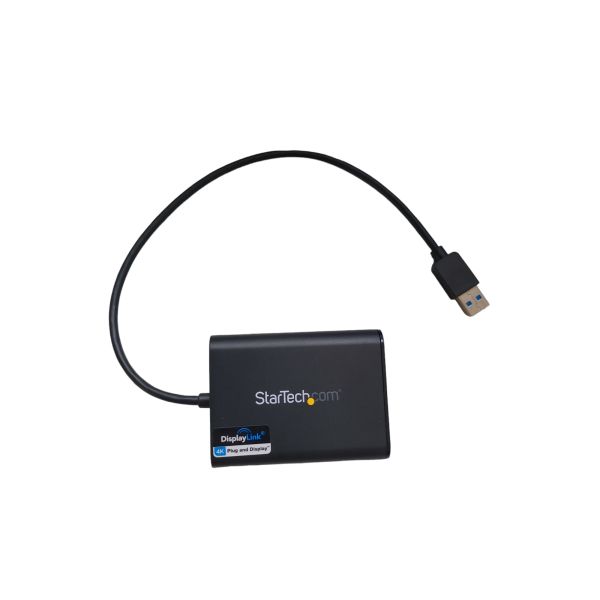 StarTech.com USB-zu-Dual-DisplayPort-Adapter - 4K 60 Hz - USB 3.0 (5 Gbit/s), 3.