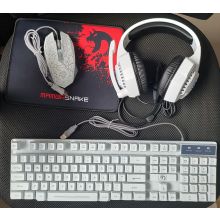 Mambasnake All-in-One Gaming-Set mit Tastatur, Headset, Maus und Mauspad