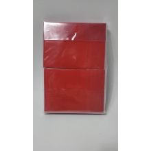 docsmagic 100 Mat Red Card Sleeves Standard Size 66 x 91 - Rot - Kartenhüllen