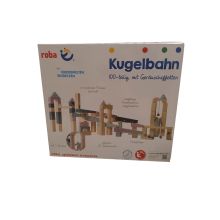 roba Kugelbahn, Holzkugelbahn groß, 100-teilig,...