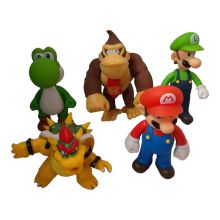 5er Set Super Mario Action-Figuren