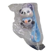 Kawaii Panda Schlüsselanhänger Blau