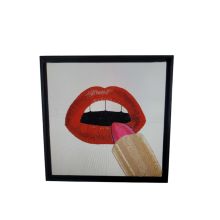 JONATHAN ADLER Lipstick Beaded Art