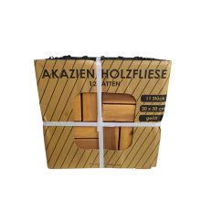 Linder Exclusiv Akazie Holzfliesen 30x30cm 11er Set