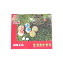 Boccia Kugeln Boule Set Holz Garten Spiel 8tlg....