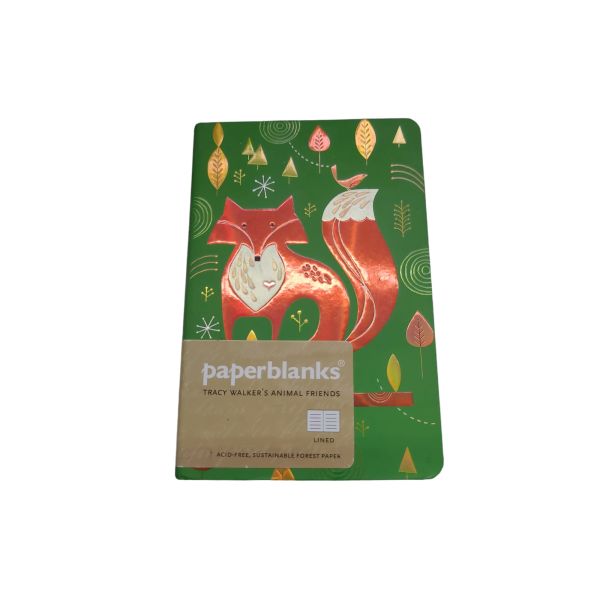 Gefüttertes Mini-Journal 14 x 9,5 cm Tancy Walkers Animal Friends Mister Fox