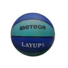 Basketballball Meteor Layup 5 blau