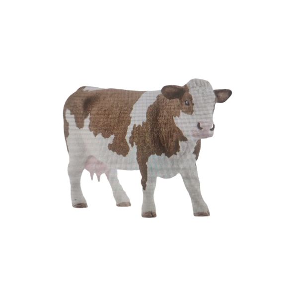 Schleich Farm World 13801 Fleckvieh-Kuh Spielfigur