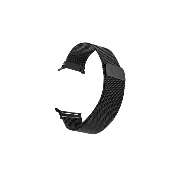 OKCS Armband kompatibel mit Apple Watch 45mm/44mm/42mm für Frauen/Männer, Mesh Edelstahl Metall Magnet Verschluss Ersatzarmband kompatibel für Apple Watch SE/iWatch Series 8 7 6 5 4 3 2 1, Black