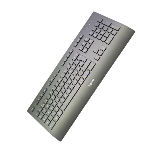 Logitech K280e Pro Kabelgebundene Business Tastatur für Windows, Linux und Chrome, USB-Anschluss, Handballenauflage, Spritzwassergeschützt, PC/Laptop, Deutsches QWERTZ-Layout - Schwarz