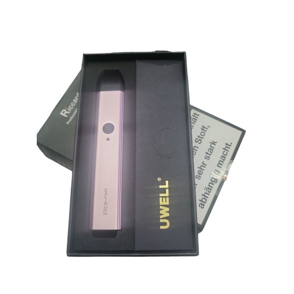 Original UWELL CALIBURN 11W E-Zigarette 2ml 520mAh Aio Pod Cartridge Kit Kein Nikotin Iris Purple