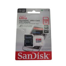 SanDisk microSDXC 128GB 140MB/s + Adapter