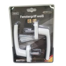 MASTERPROOF PROFESSIONAL Fenstergriffe 2er Set in weiß