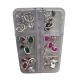 1 Box Saturn Planet Nagel Charms Schmuck Luxus Nagel Teile Edelsteine Kristall Strass Nail art Dekoration Zubehör-25