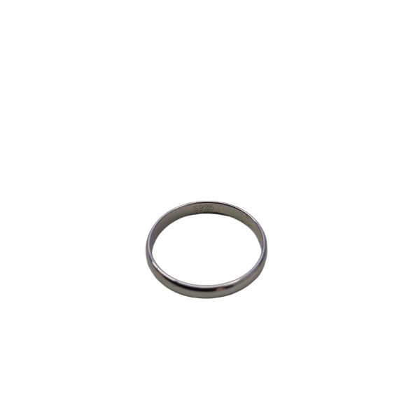 FindChic 925 Silberring 3mm - Gr. 57