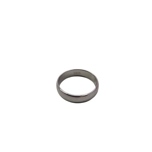 FindChic 925 Silberring 5mm - Gr. 57