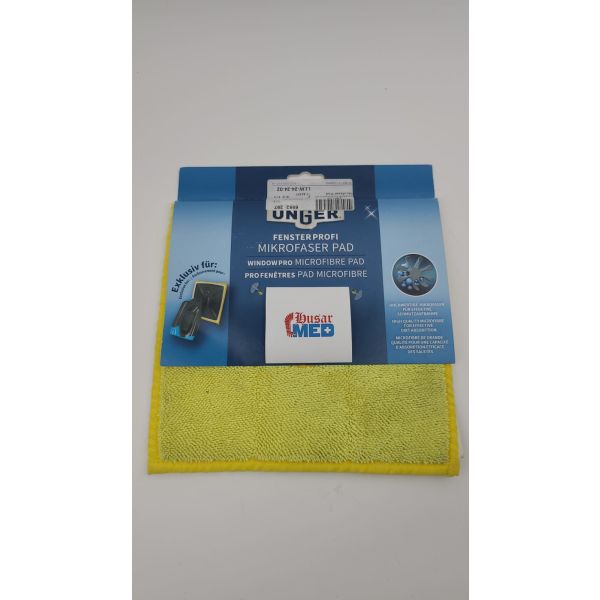 Unger Wall Professional Mikrofaser Pad, Gelb, 217 x 217 mm
