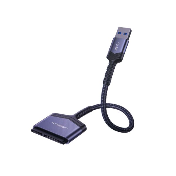 JSAUX USB 3.0 auf SATA Adapter, USB 3.0 zu 2,5 Zoll Festplatten/SSD Nylon SATA Kabel Adapter 