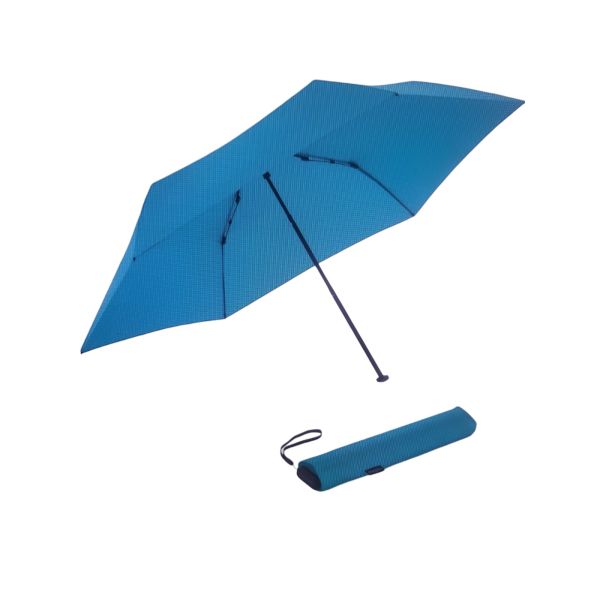 Doppler ZERO flat uni simply blue regenschirm