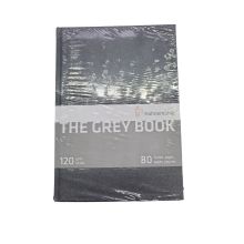 HAHNEMÜHLE TheGreyBook - A5 HF, 120 g/qm, grau, 40...