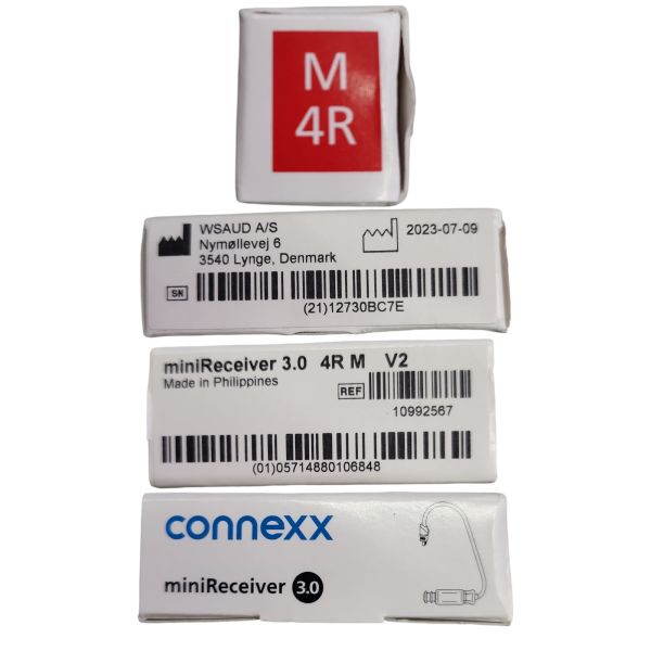 CONNEXX miniReceiver 3.0 Hörer für Hörgeräte M 4R ROT