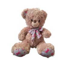 FLO´S TOYS Teddybär mit Schleife, braun 30cm