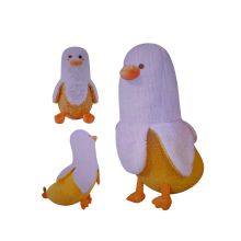 50cm Cute Banana Duck Plush Toy, Banane Ente Stofftier,...