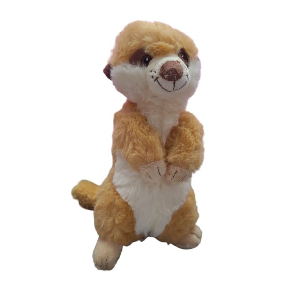 Heitmann Deco PET Plush Toy Meerkat – Beige – 23 cm – Sustainable – Made from 100% Recycled Material