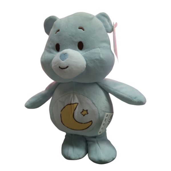 Care Bears Baby Glücksbärchi, blau, Rassel und Knisterfolie ca 30 cm