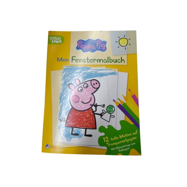 Toggo Lino Peppa Pig Mein Fenstermalbuch