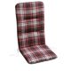 Best Freizeitmöbel Sesselauflage hoch 120x50x6cm Rot