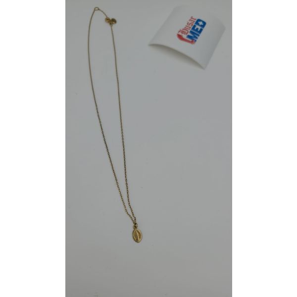 ZoZo Design Halskette mit kleinem Medaillon goldfarben