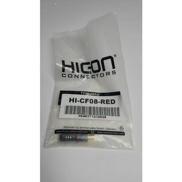 HICON HI-CF08-RED - BUCHSE: CINCH/RCA