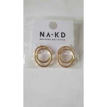 NA-KD spiralförmige Ohrringe, gold