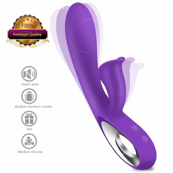 Paarvibrator Vibratoren G-Punkt Vibratoren für Sie G-Punkt und Klitoris 20cm Länge(12cm einführbare Länge)