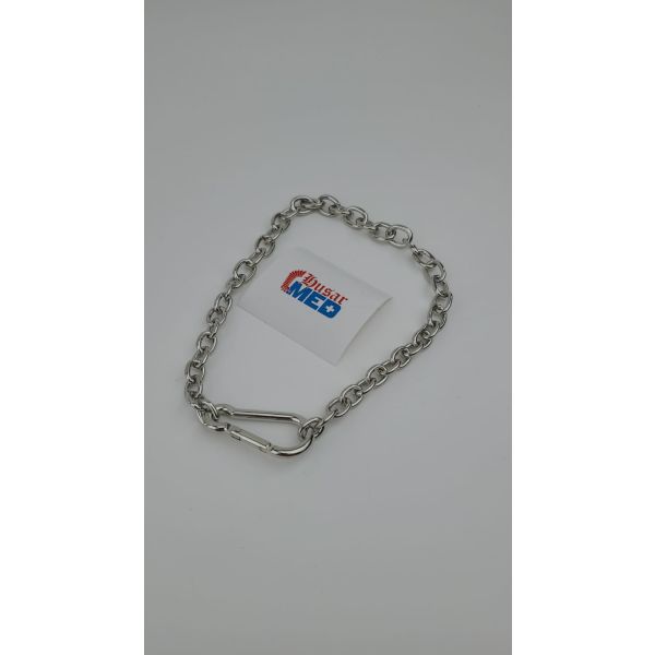 ASOS DESIGN Halskette mit klobiger Kontrastkette und Karabinerverschluss